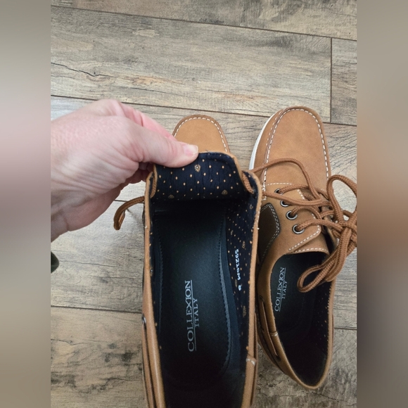 Collexion Italy Men's Size 8 Tan Shoes - Picture 12 of 14